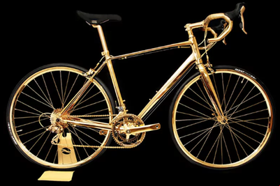 Terceira bicicleta mais cara do mundo é a 24K Gold Racing Bike e não sai por menos de R$ 2 milhões